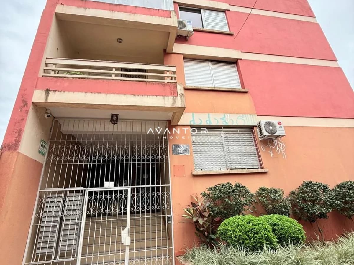 Fachada do prédio com sacadas — Edifício Gouvea, Centro, Santa Maria/RS