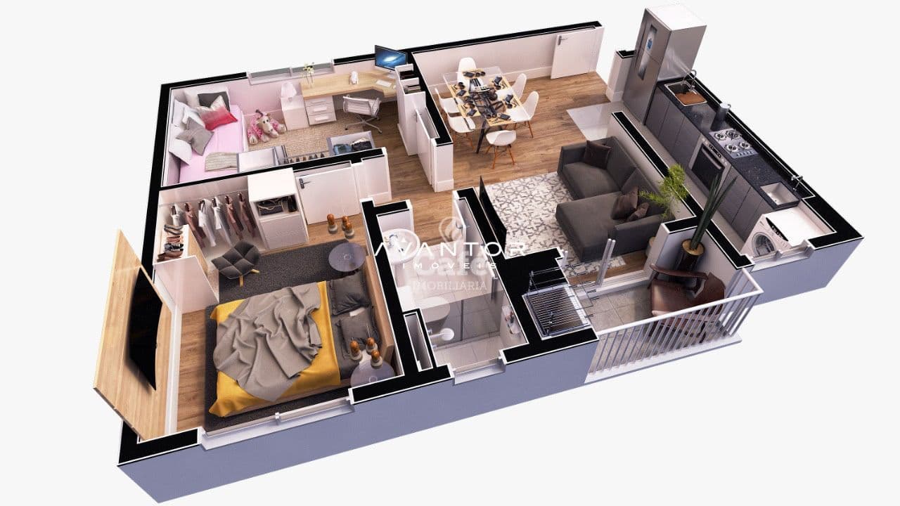 Apartamento com 2 quartos à venda no Residencial Vista do Vale, em Nossa Senhora das Dores, Santa Maria/RS — foto 17 de 17