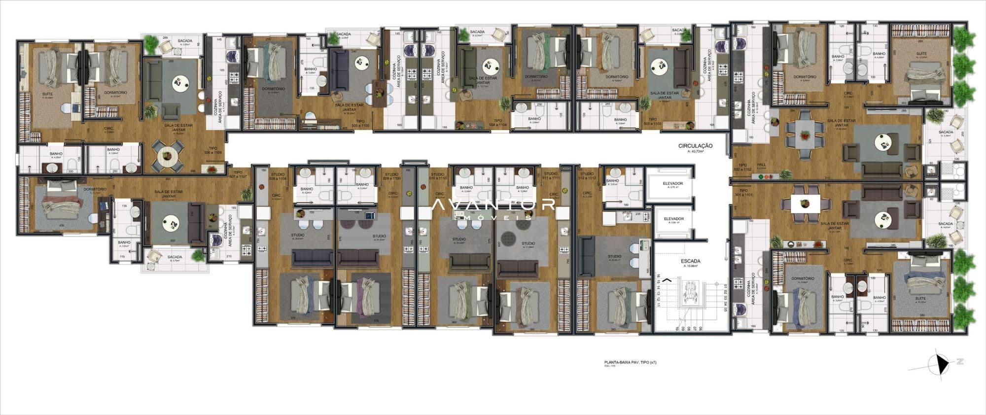 Apartamento com 2 quartos à venda no Zion Living Generantions, em Nossa Senhora das Dores, Santa Maria/RS — foto 31 de 31