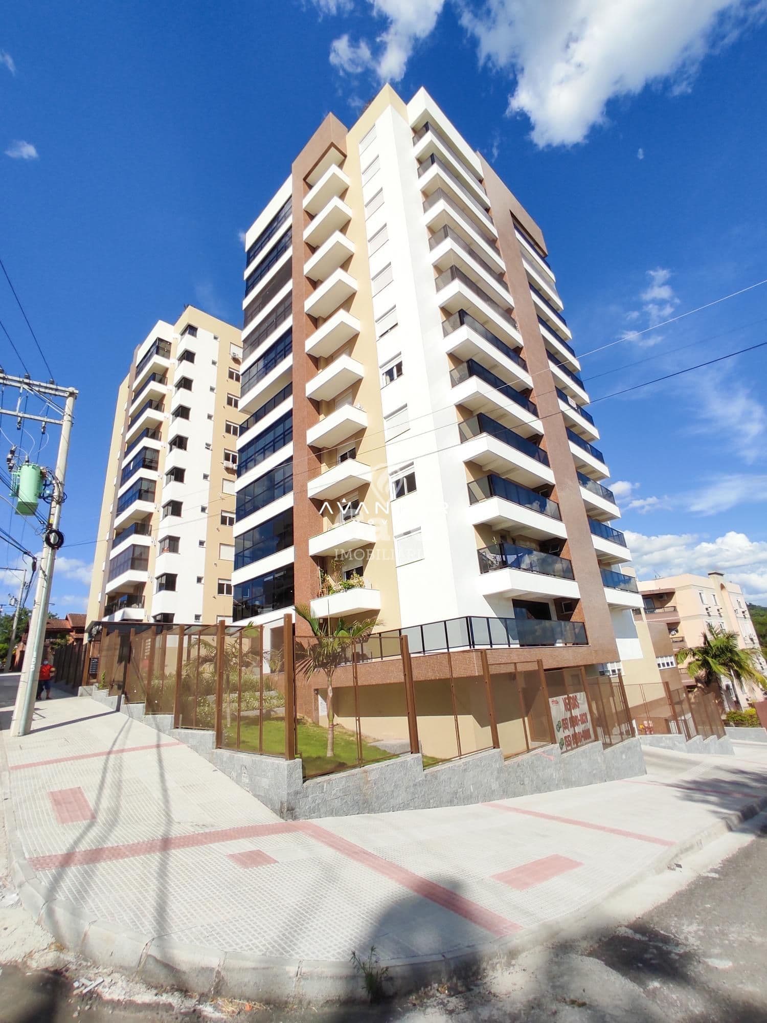 Espaço apartamento com 3 dormitórios, ampla área gourmet, 2 vagas de garagens em bairro no — Apartamento com 3 quartos à venda em Nossa Senhora de Lourdes, Santa Maria/RS