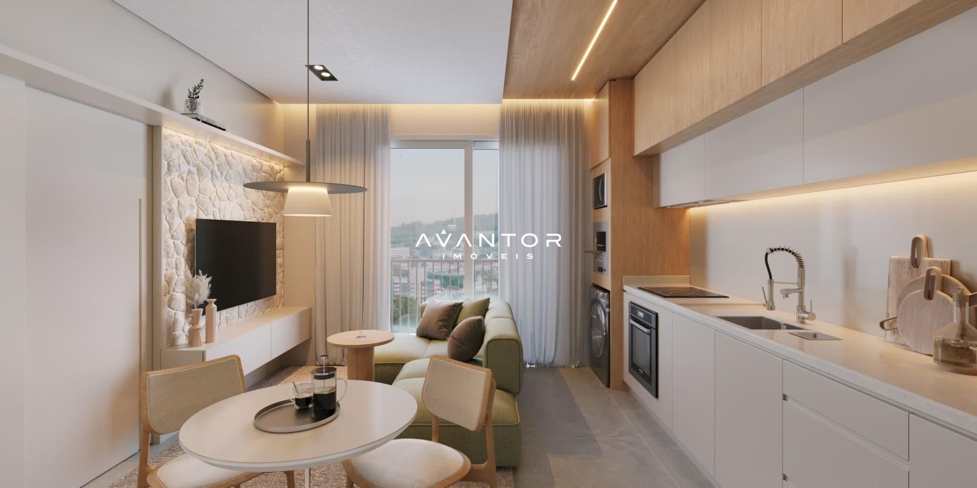 Studio com 1 quarto à venda no Sync Viva On - Conde, em Nossa Senhora de Fátima, Santa Maria/RS — foto 8 de 23