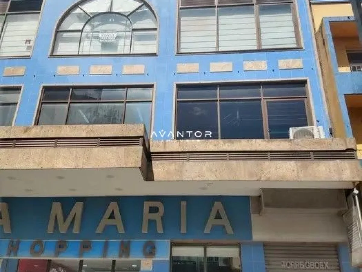 Fachada do prédio com vidraças — Sala Comercial com 2 salas à venda no Torre Gboex, em Centro, Santa Maria/RS