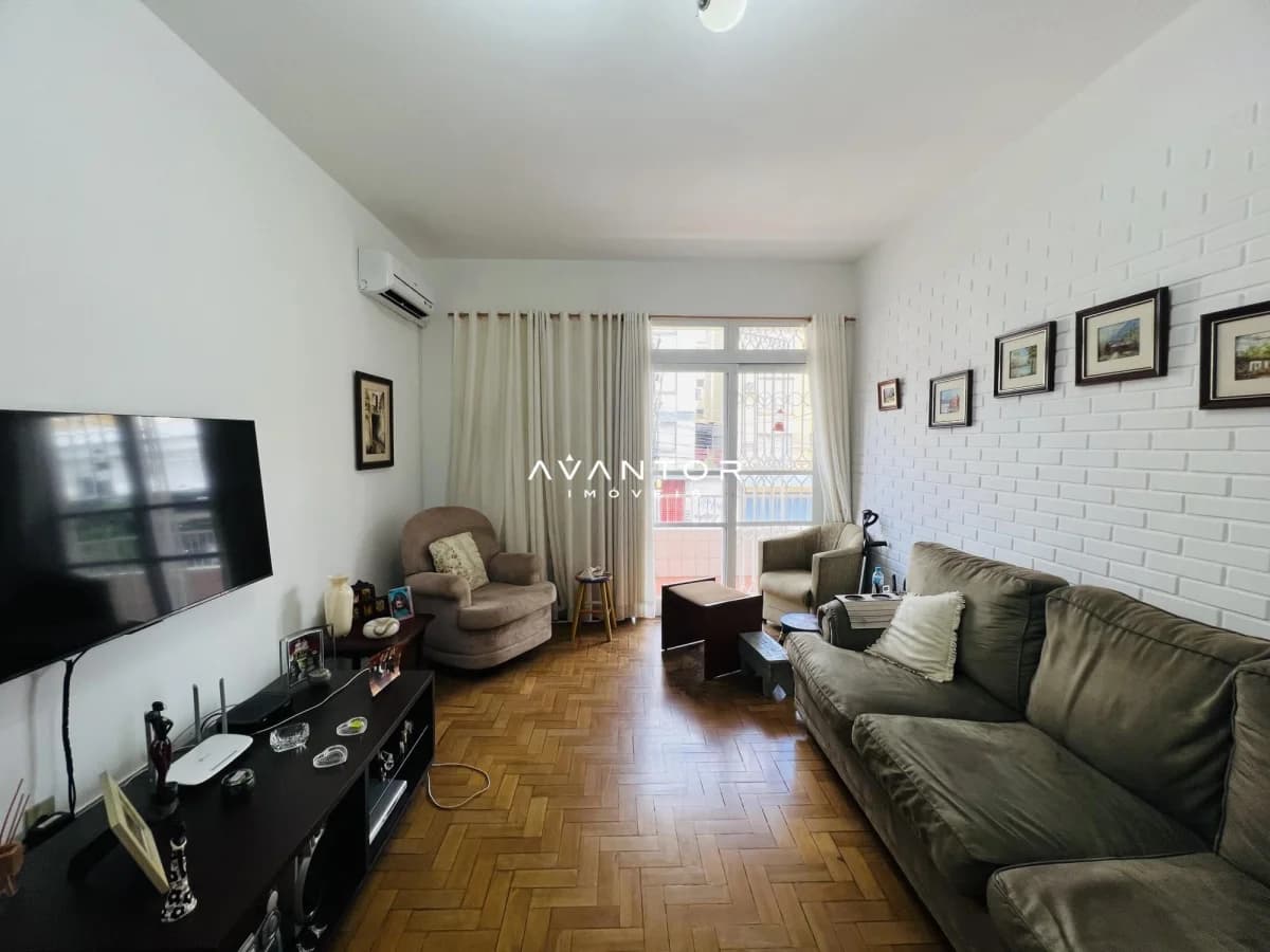 Sala de estar com sacada — Edificio Imbé, Centro, Santa Maria/RS