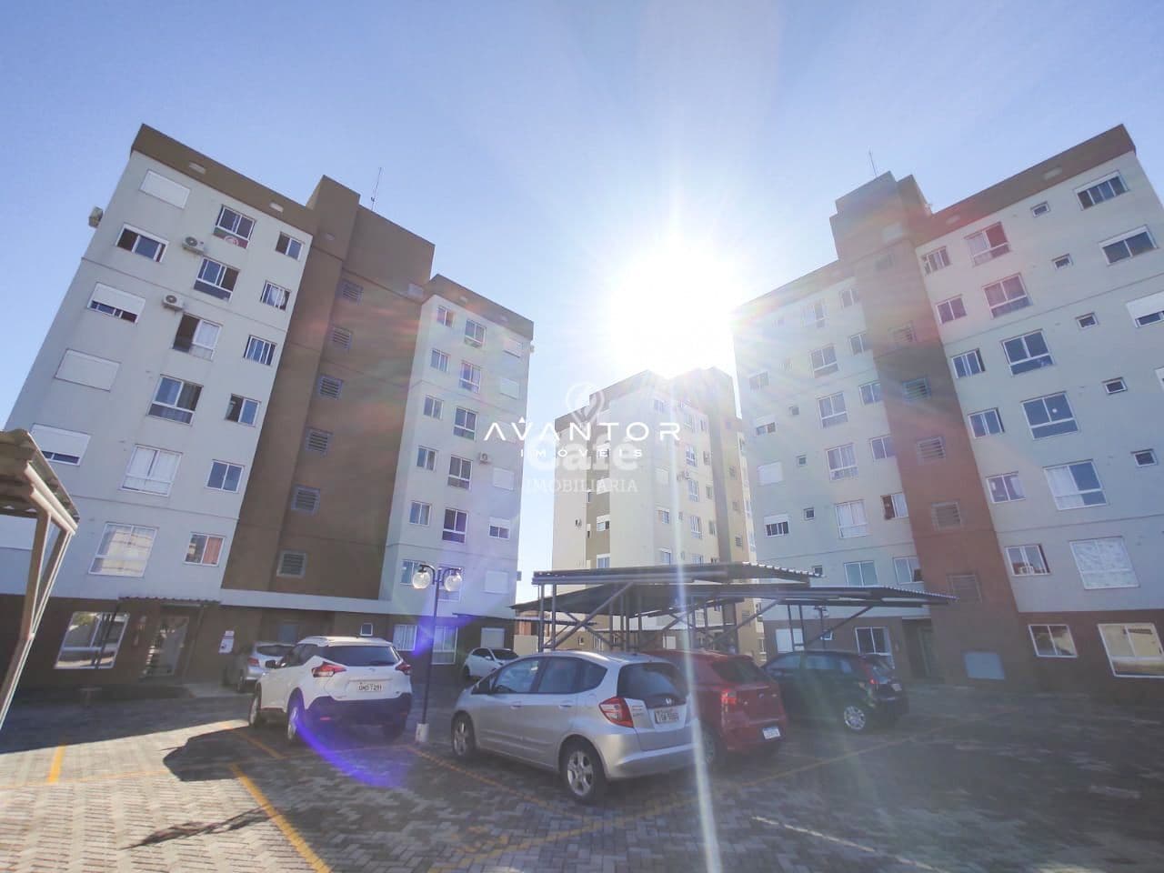 Apartamento novo com 59,08 de área total, 02 dormitórios e 01 vaga de garagem — Apartamento com 2 quartos à venda em Camobi, Santa Maria/RS