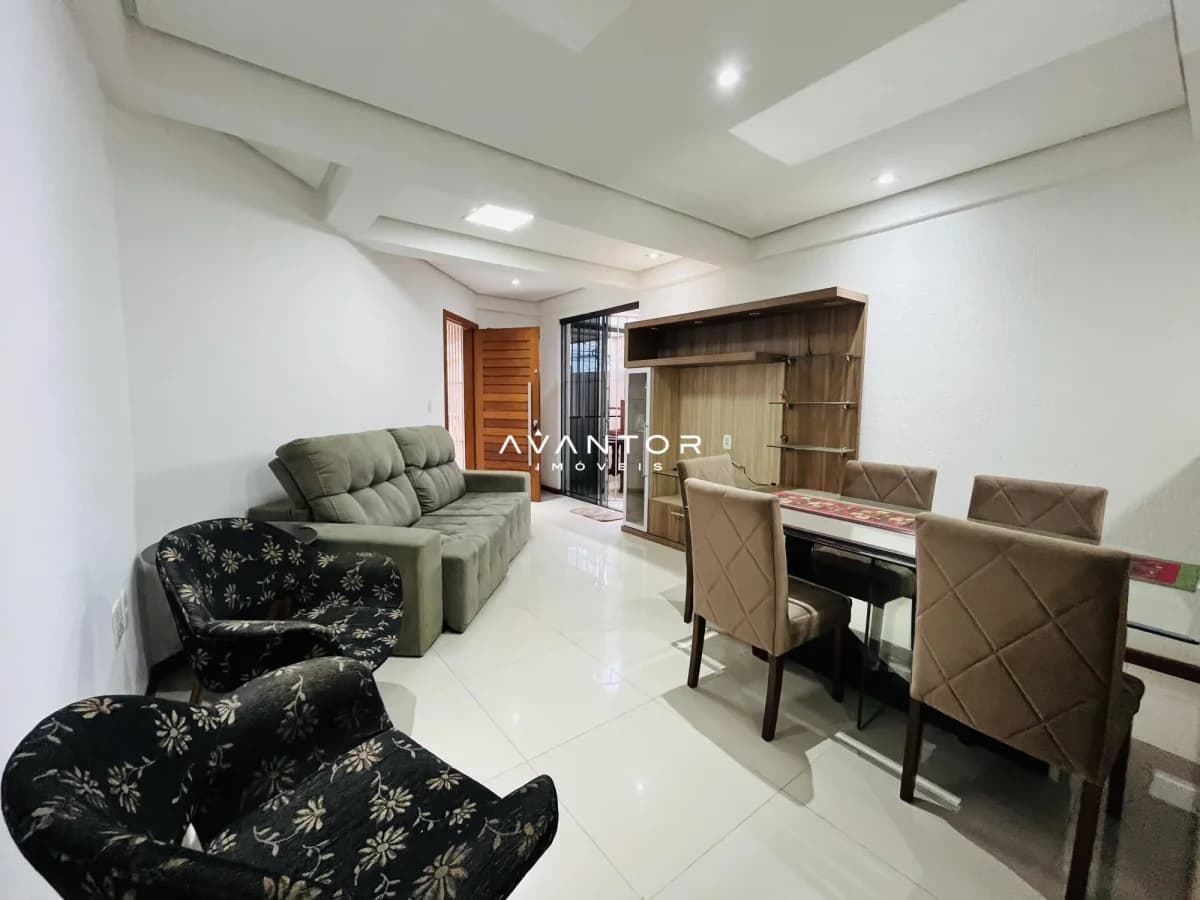 Sala de estar integrada à cozinha — Apartamento com 2 quartos à venda em Nossa Senhora do Rosário, Santa Maria/RS