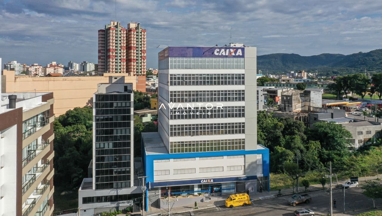 Vista da fachada do prédio — Sala Comercial com 1 sala para alugar em Nossa Senhora das Dores, Santa Maria/RS