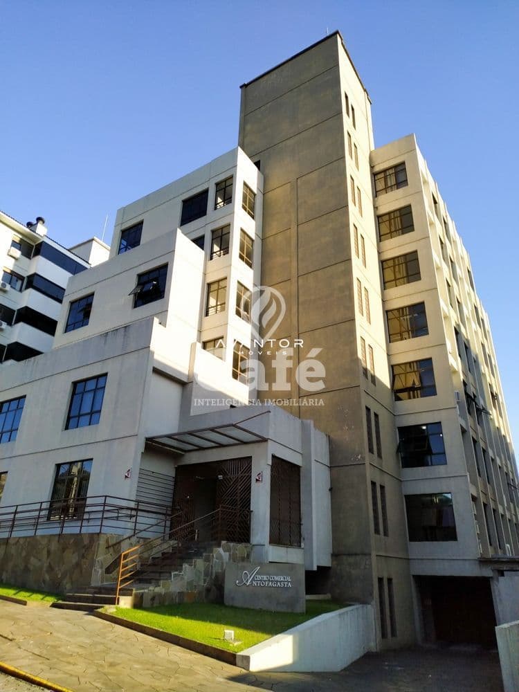 Fachada do prédio com entrada — Sala Comercial com 1 sala à venda em Nossa Senhora das Dores, Santa Maria/RS