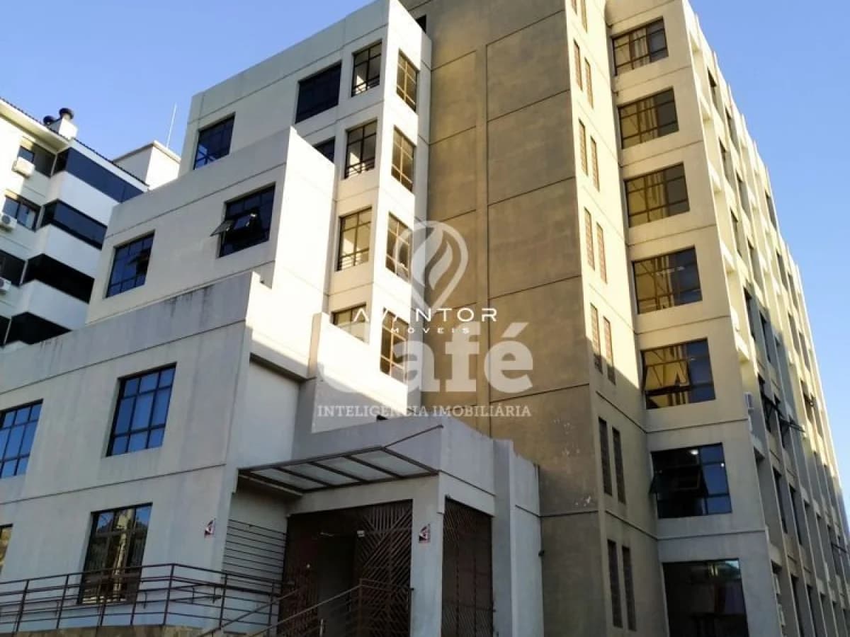 Fachada do prédio com entrada — Sala Comercial com 1 sala à venda em Nossa Senhora das Dores, Santa Maria/RS