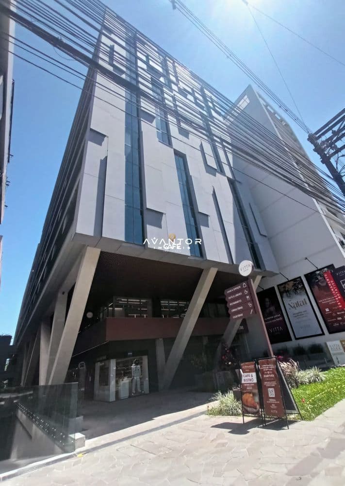 Fachada do prédio com uso misto — Sala Comercial com 1 sala à venda no Vitta Center, em Centro, Santa Maria/RS