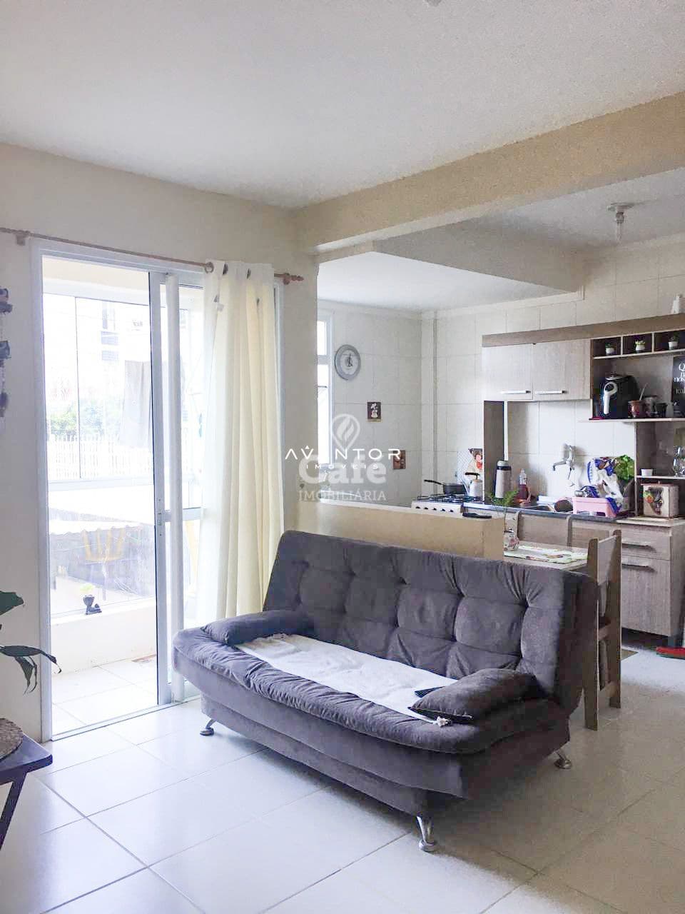 Apartamento, 2 Dormitórios, 1 Banheiro, 1 Vaga, Térreo, Sacada, Churrasqueira, Nossa Senho — Apartamento com 2 quartos à venda em Nossa Senhora das Dores, Santa Maria/RS