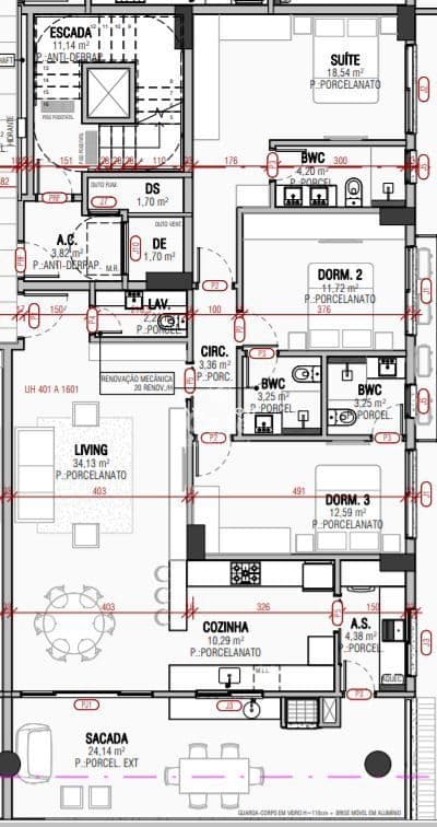 Apartamento com 3 quartos à venda no Residencial Alto do Maranata, em Nossa Senhora das Dores, Santa Maria/RS — foto 6 de 6