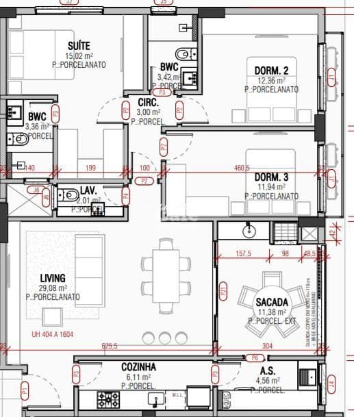 Apartamento com 3 quartos à venda no Residencial Alto do Maranata, em Nossa Senhora das Dores, Santa Maria/RS — foto 6 de 6