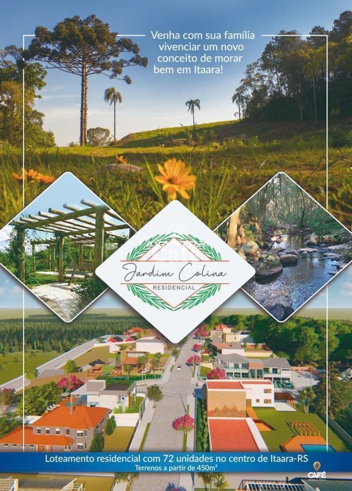Terreno à venda no Residencial Jardim Colina, em Parque Serrano I, Itaara/RS