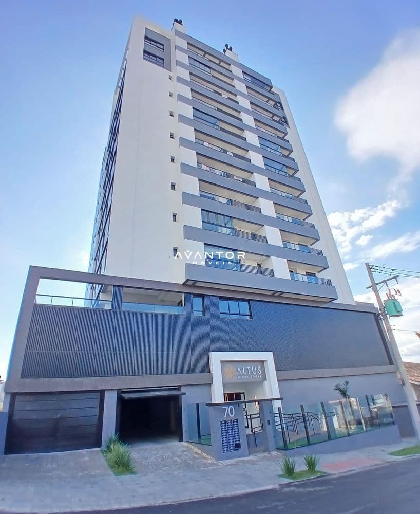 Fachada do prédio com múltiplos andares — Apartamento com 2 quartos para alugar em Nossa Senhora de Lourdes, Santa Maria/RS