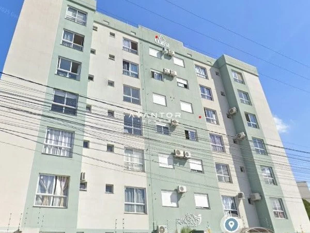 Fachada do prédio com apartamentos — Apartamento com 2 quartos para alugar em Camobi, Santa Maria/RS