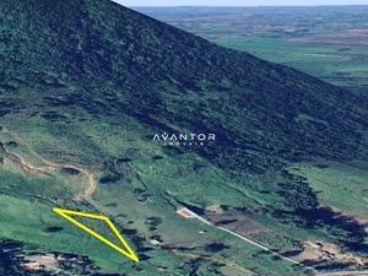 Vista aérea de terreno com demarcação — Terreno à venda em Camobi, Santa Maria/RS
