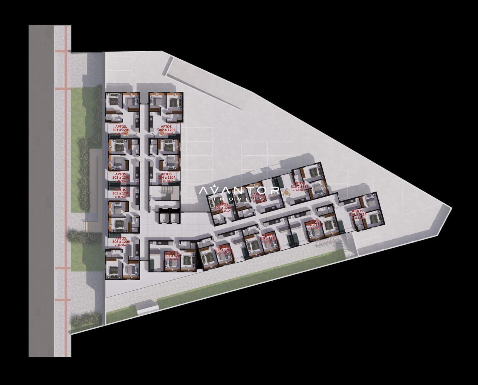 Apartamento com 2 quartos à venda no Solar da Gaspar, em Nossa Senhora Medianeira, Santa Maria/RS — foto 9 de 9