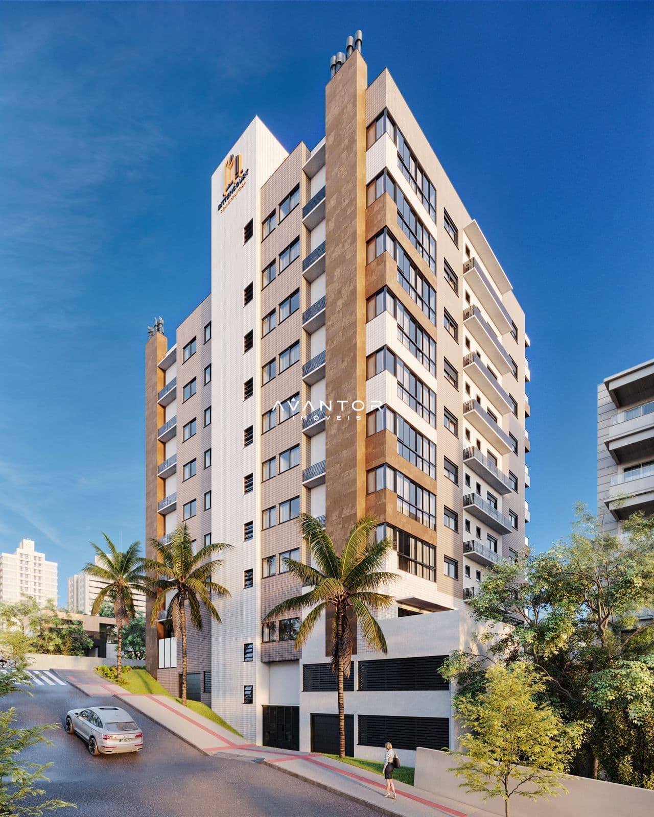 Apartamento com 3 quartos à venda no Residencial Titanio, em Nossa Senhora de Lourdes, Santa Maria/RS — foto 3 de 6