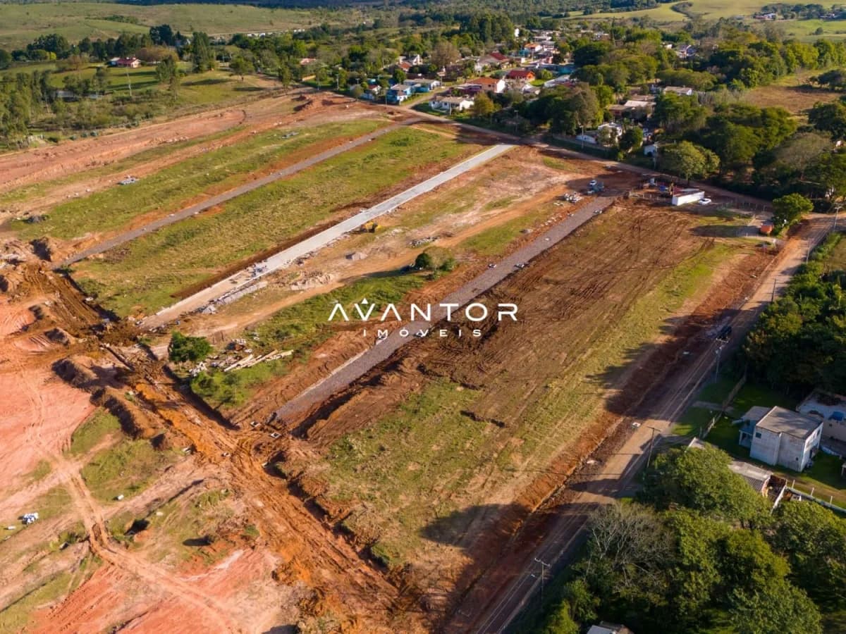 Terreno com infraestrutura em desenvolvimento — Terreno à venda no Terras de Humaitá, em Boi Morto, Santa Maria/RS