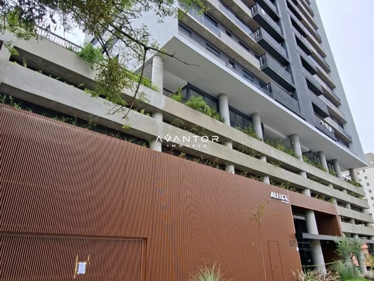 Fachada do prédio com paisagismo — Apartamento com 3 quartos à venda no Allure Urban Garden, em Bonfim, Santa Maria/RS