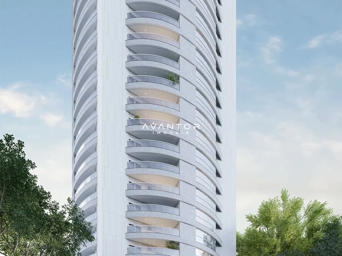 Fachada do prédio com sacadas — Apartamento com 3 quartos à venda em Nossa Senhora Medianeira, Santa Maria/RS