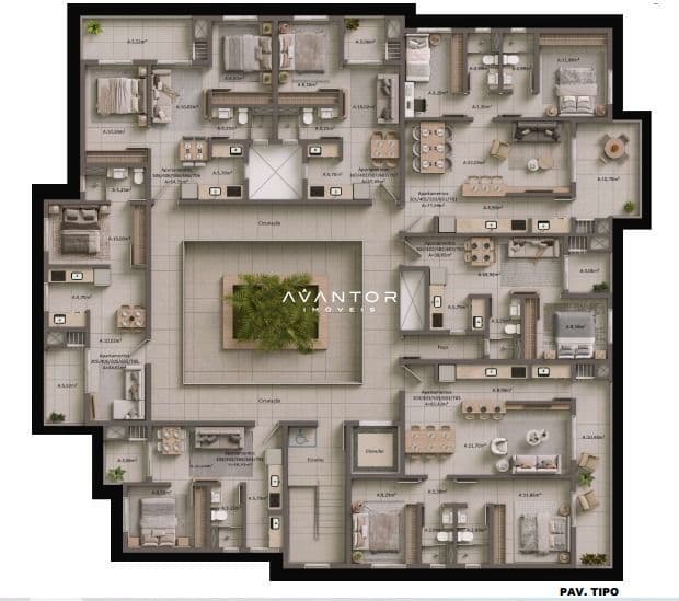 Apartamento com 2 quartos à venda no Residencial Vivá, em Camobi, Santa Maria/RS — foto 5 de 5
