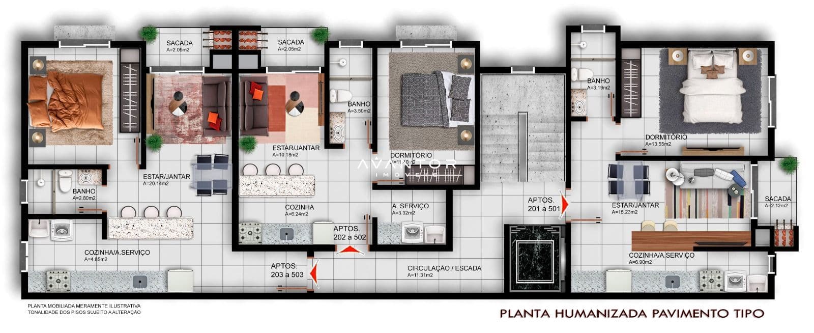 Apartamento com 1 quarto à venda no São Roque, em Camobi, Santa Maria/RS — foto 8 de 8
