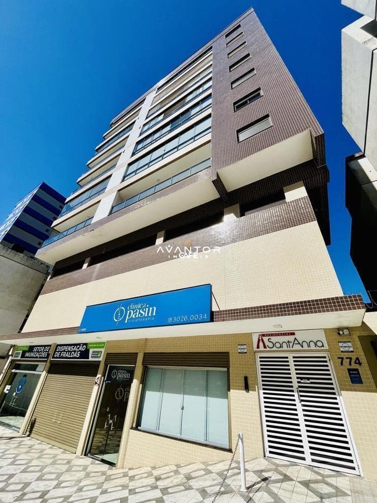 Fachada do prédio — Apartamento com 1 quarto para alugar no Residencial Sant'anna, em Centro, Santa Maria/RS