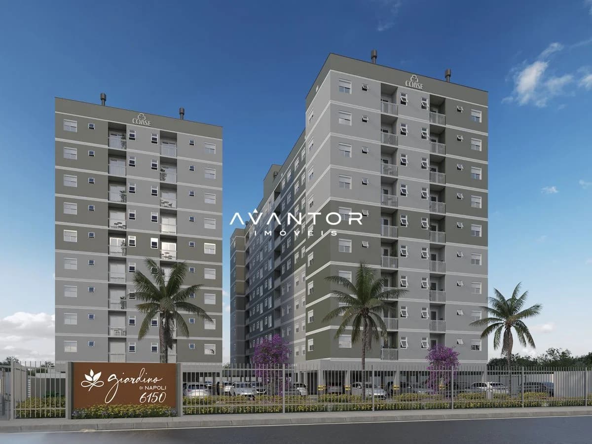 Fachada do empreendimento residencial — Apartamento com 1 quarto à venda em Camobi, Santa Maria/RS