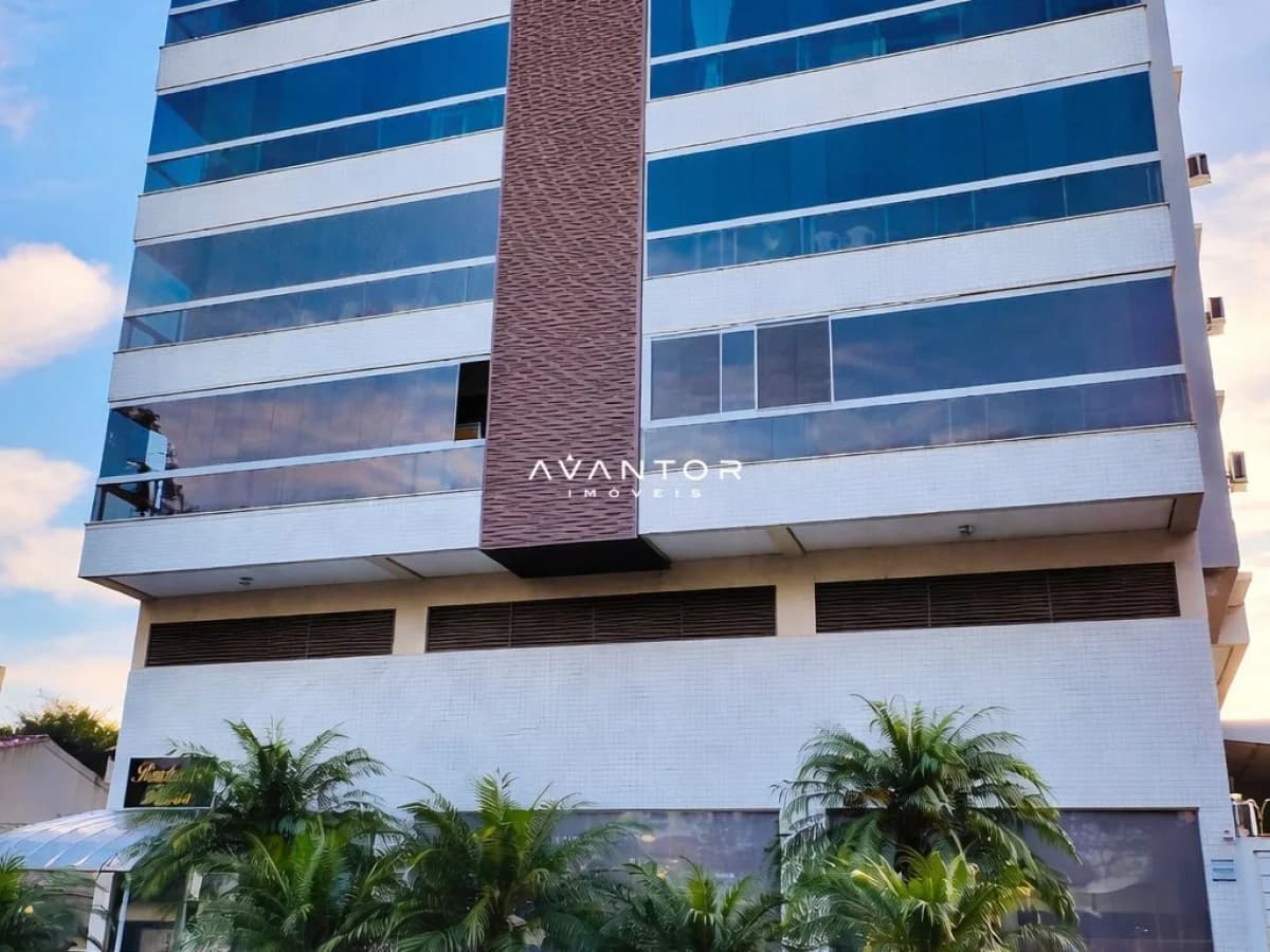 Fachada do prédio com sacadas — Apartamento com 2 quartos à venda no Residencial Felicitá, em Camobi, Santa Maria/RS