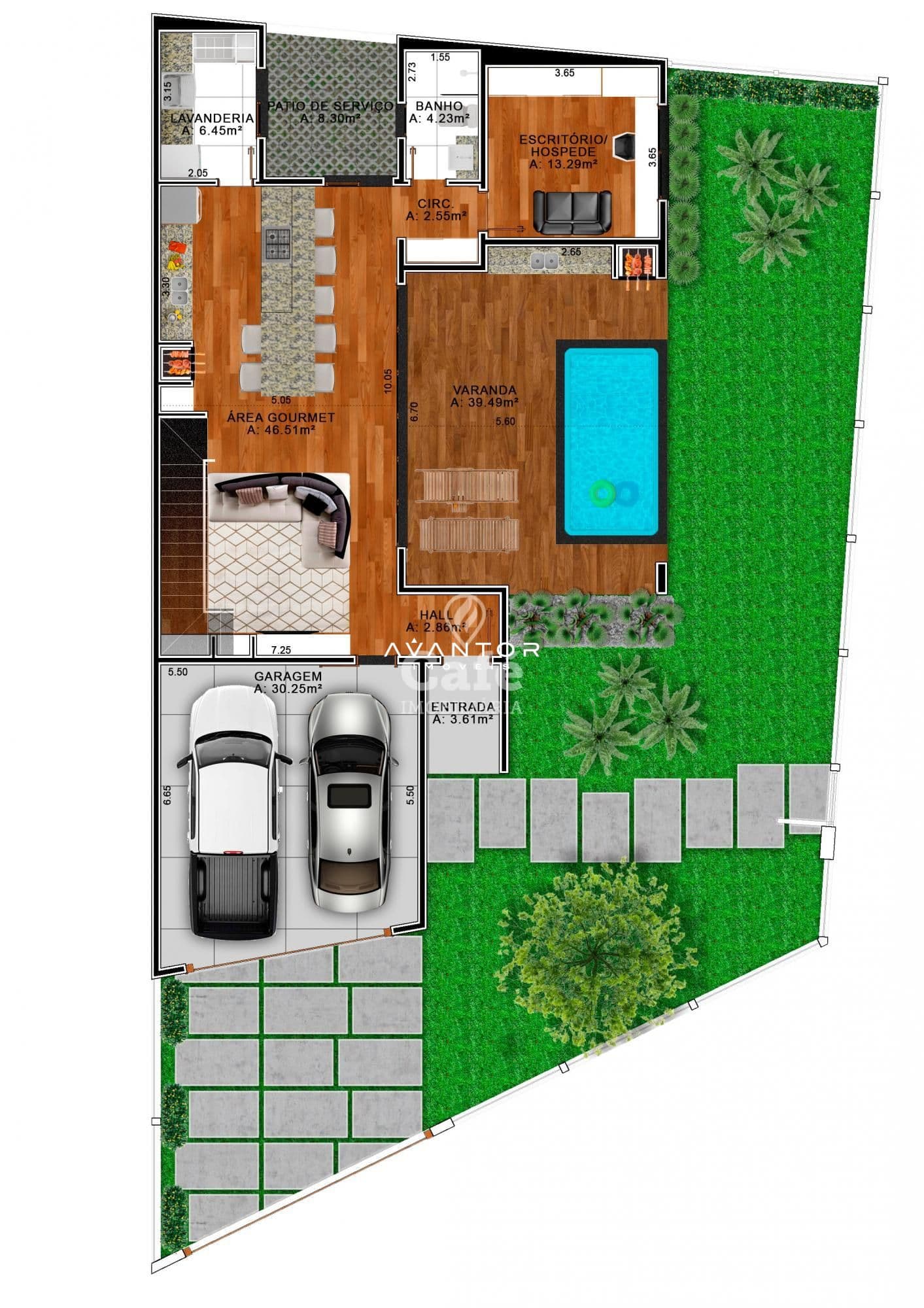 Casa com 3 quartos à venda no Terras de Santorini, em São José, Santa Maria/RS — foto 8 de 9