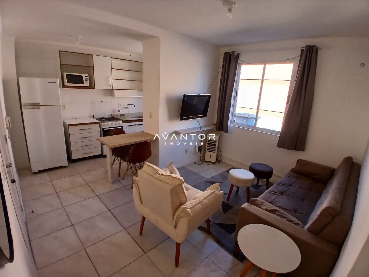Apartamento com 1 quarto para alugar no Residencial Torrelavega, em Bonfim, Santa Maria/RS — foto 3 de 9