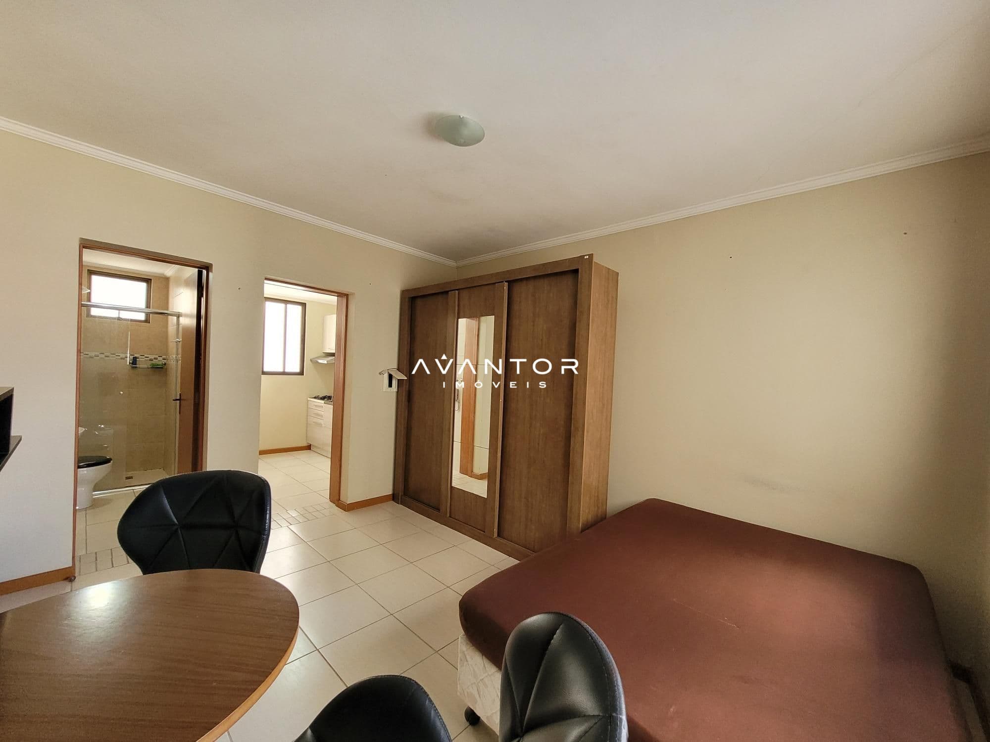 Apartamento com 1 quarto para alugar no Residencial Vó Esther, em Centro, Santa Maria/RS — foto 2 de 7
