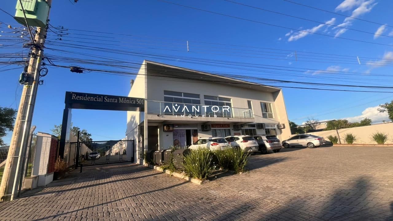 Fachada do residencial com garagem — Sala Comercial com 1 sala à venda em Camobi, Santa Maria/RS