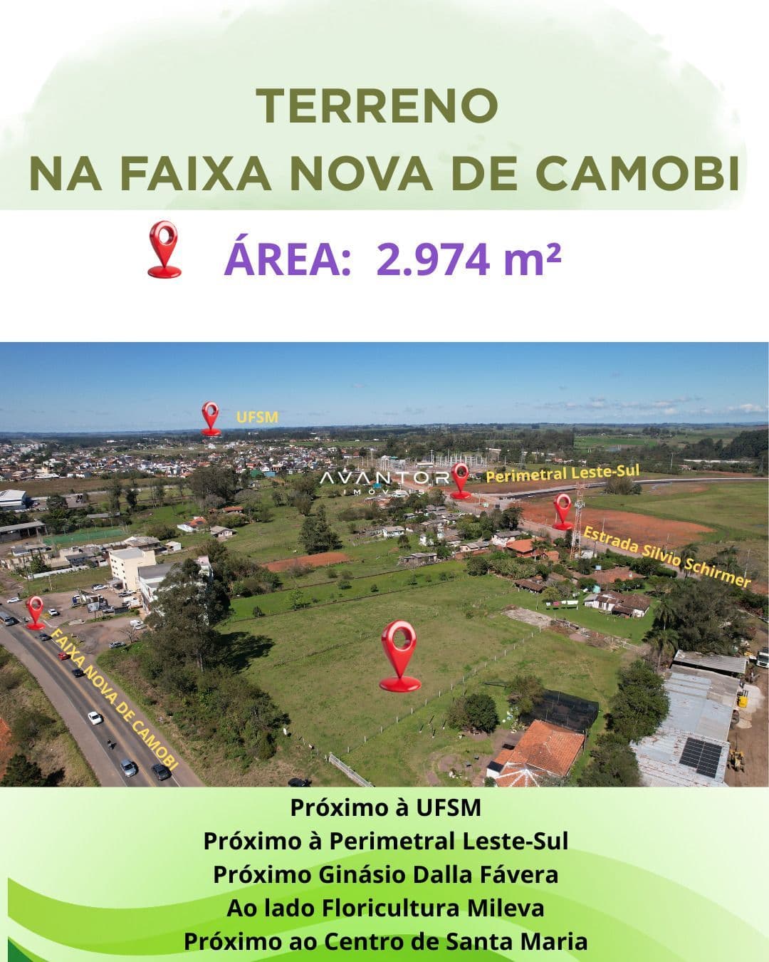 Terreno para alugar em Camobi, Santa Maria/RS — foto 2 de 9