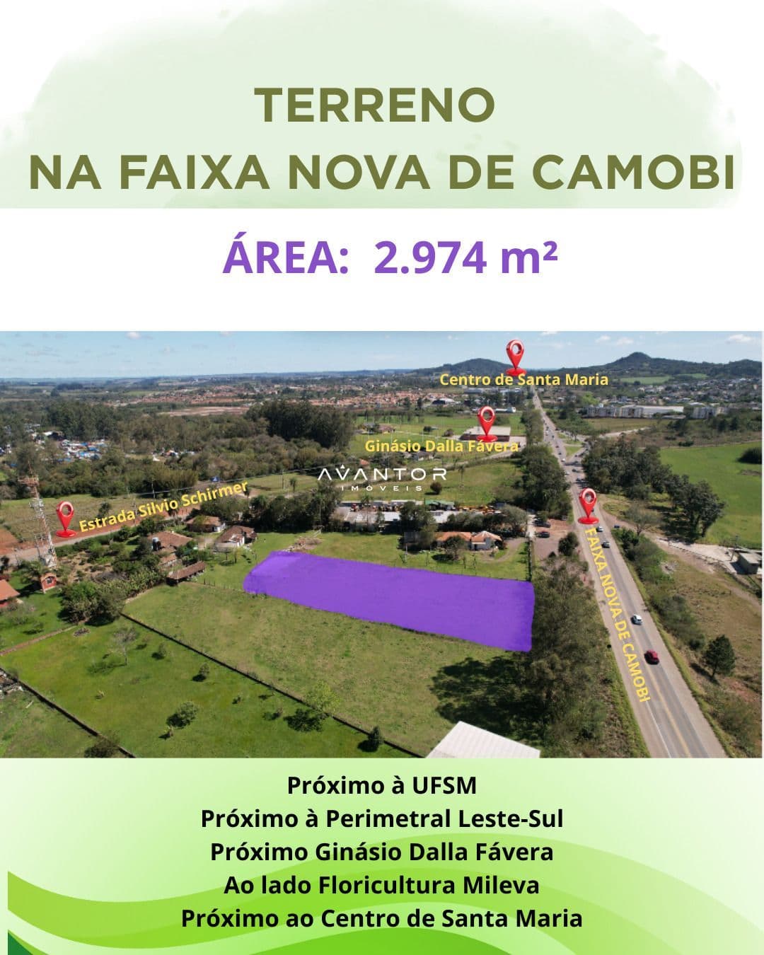 Terreno para alugar em Camobi, Santa Maria/RS — foto 3 de 9