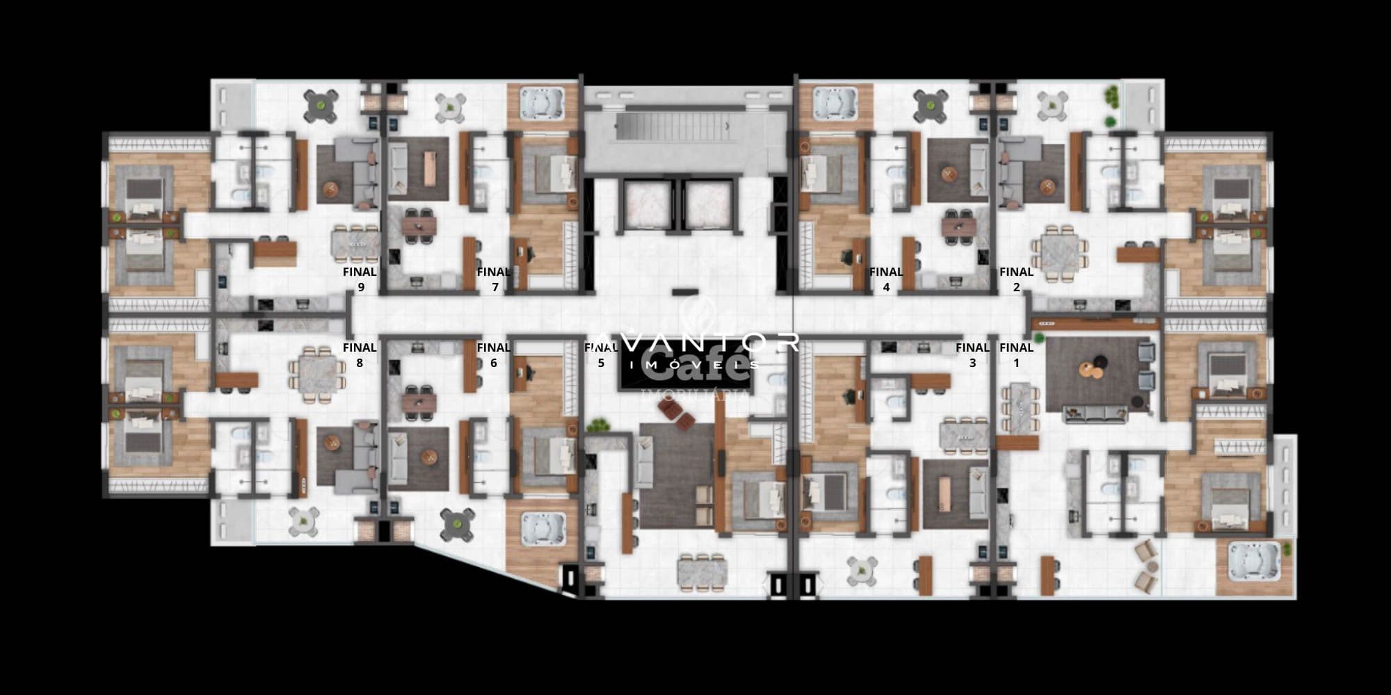Apartamento com 1 quarto à venda no Residencial Einstein, em Nossa Senhora do Rosário, Santa Maria/RS — foto 3 de 3