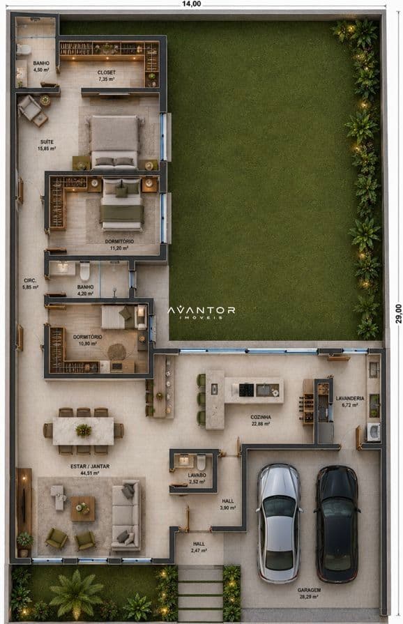 Casa com 3 quartos à venda no Cidade Universitária, em Camobi, Santa Maria/RS — foto 2 de 2