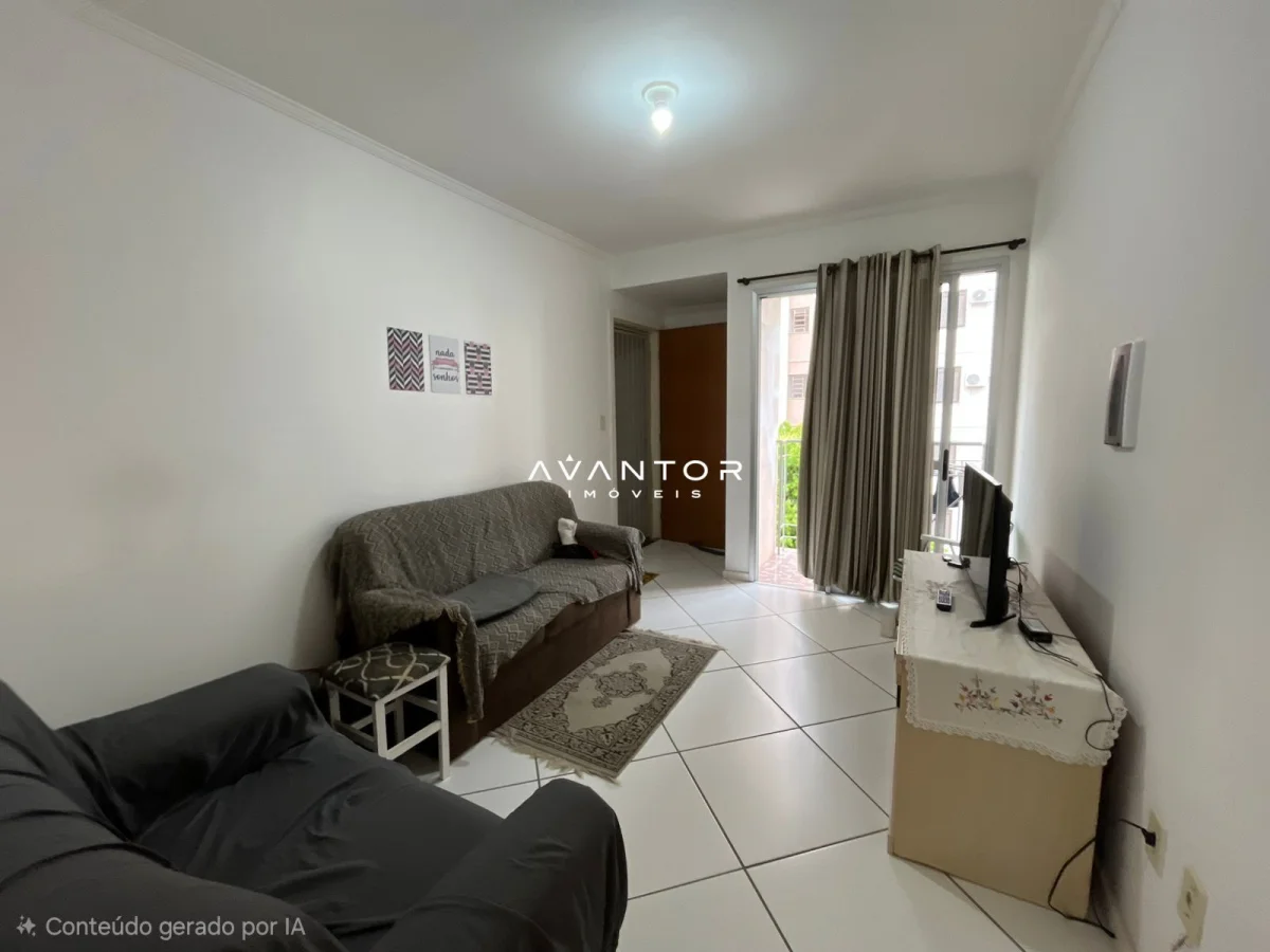 Sala de estar com acesso à varanda — Apartamento com 2 quartos à venda em Nossa Senhora do Rosário, Santa Maria/RS