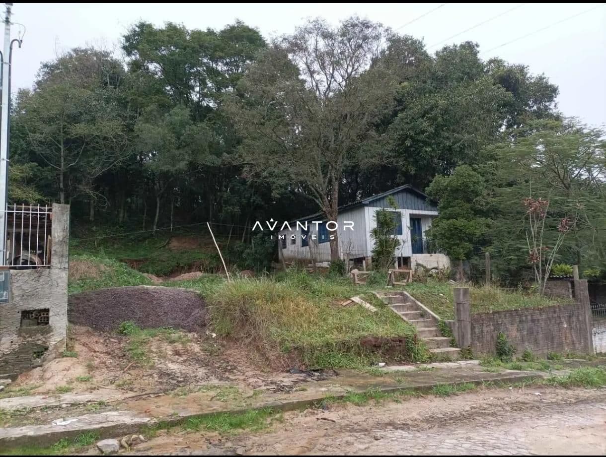 Terreno com construção e vegetação — Terreno à venda em Nossa Senhora do Perpétuo Socorro, Santa Maria/RS