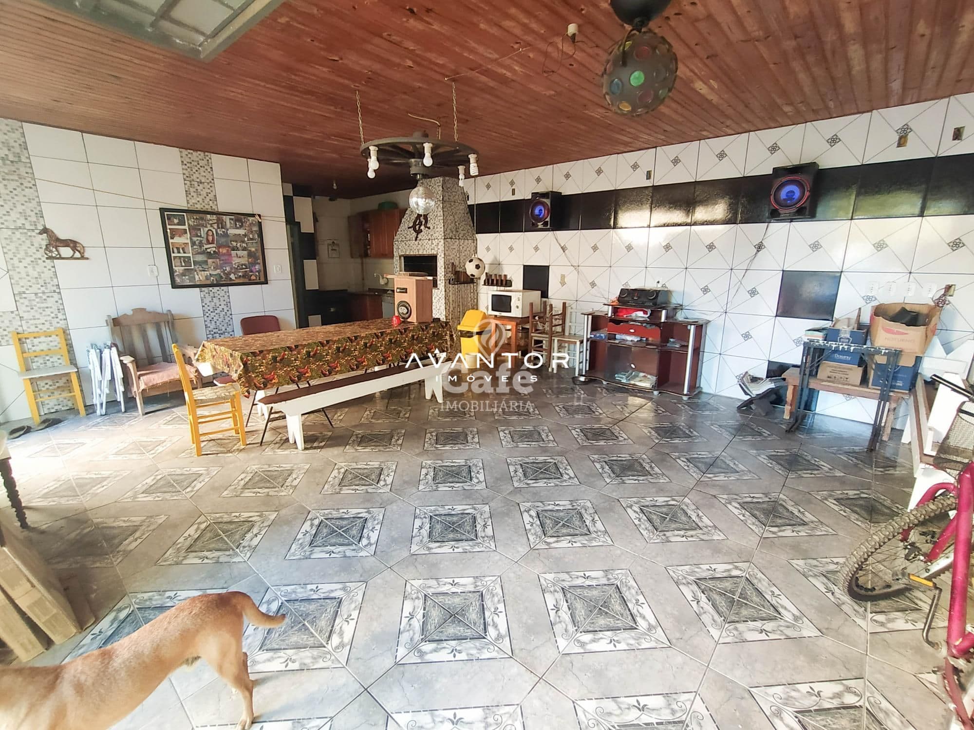 Casa, 4 Dormitórios, 1 Suíte, 3 Banheiros, 2 Vagas, Pátio, Salão De Festas, Churrasqueira — Casa com 4 quartos à venda em Dom Antônio Reis, Santa Maria/RS