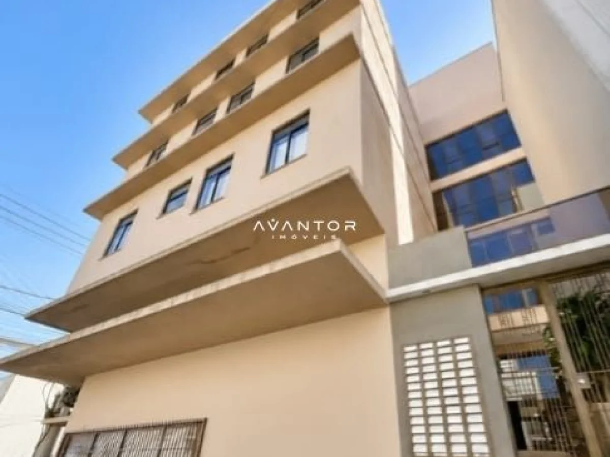 Fachada do prédio com garagem — Edifício Santa Terezinha, Centro, Santa Maria/RS