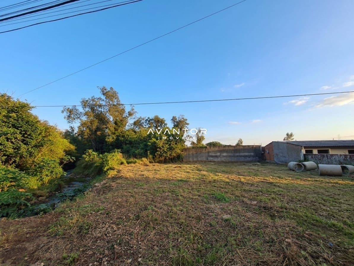 Terreno com construções e vegetação — Terreno à venda em Pé de Plátano, Santa Maria/RS