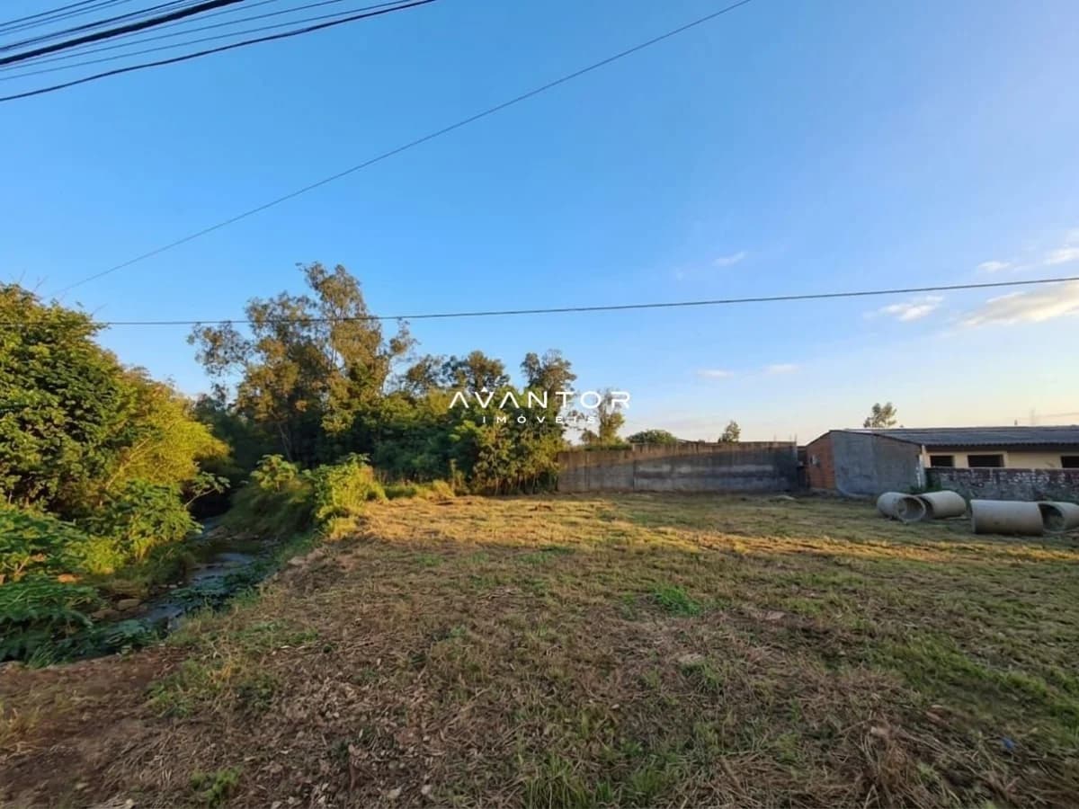 Terreno com construções e vegetação — Terreno à venda em Pé de Plátano, Santa Maria/RS