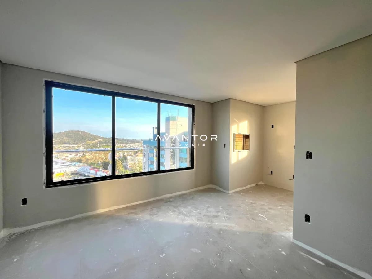 Sala de estar com vista para a cidade — Apartamento com 2 quartos à venda em Centro, Santa Maria/RS