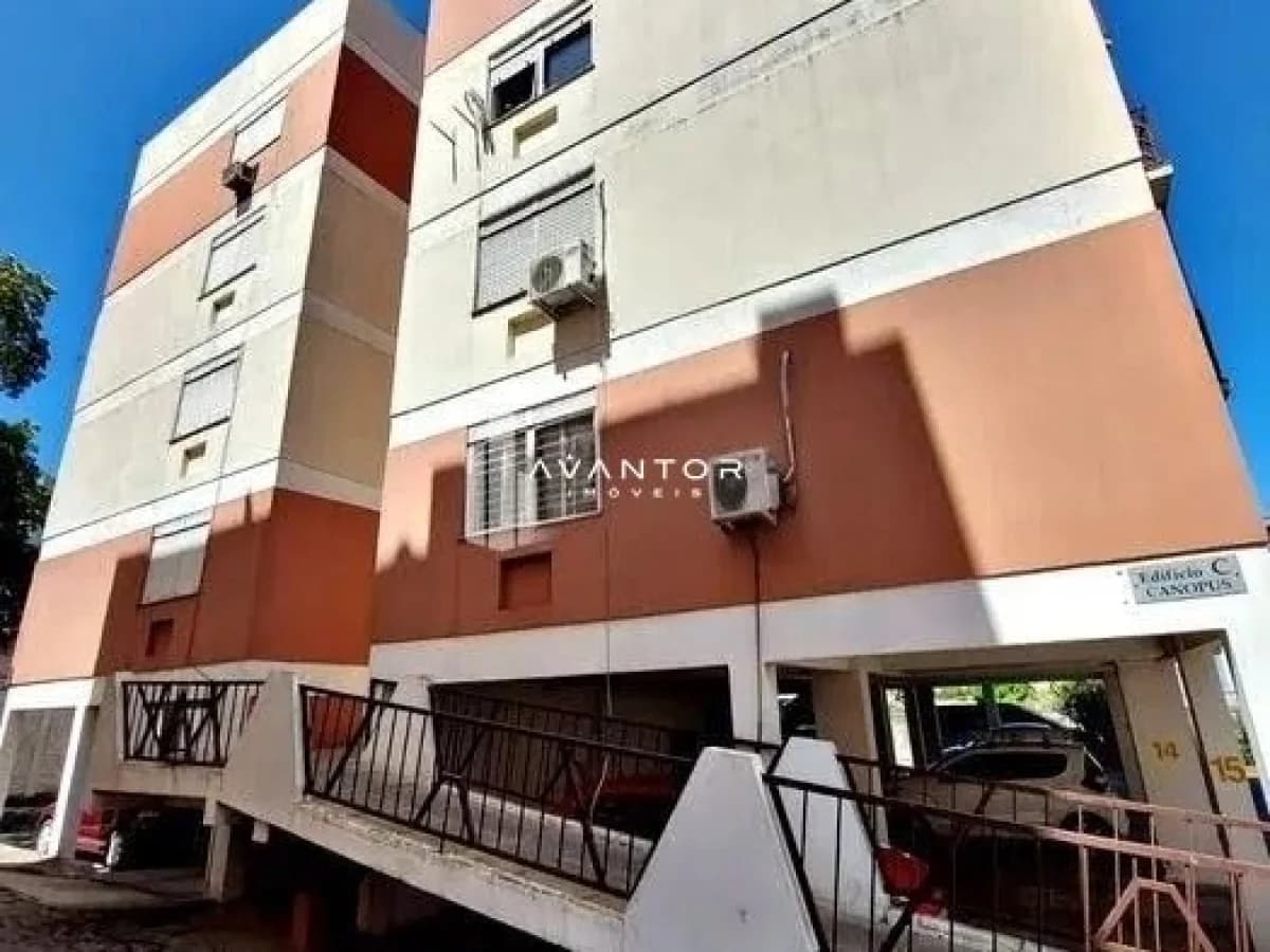Fachada do prédio com garagem — Edifício C. Canopus, Nossa Senhora de Fátima, Santa Maria/RS