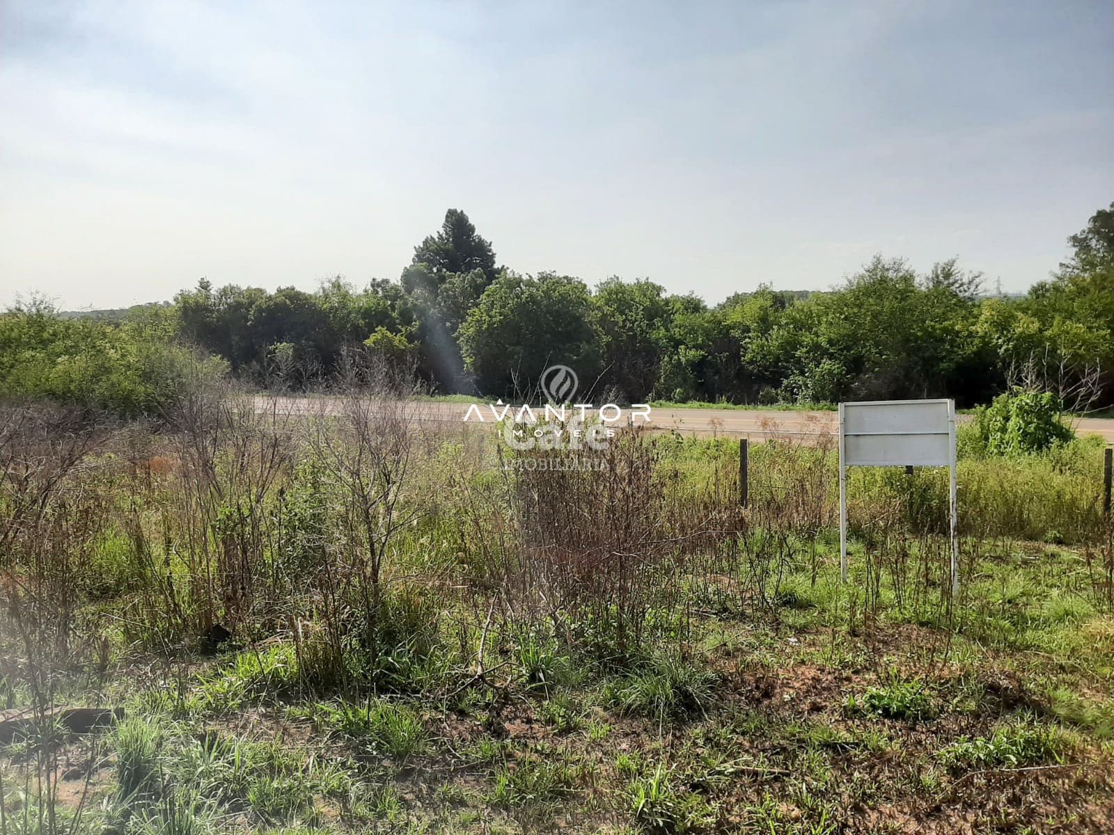 Terreno com vegetação e cerca — Terreno à venda em Tancredo Neves, Santa Maria/RS