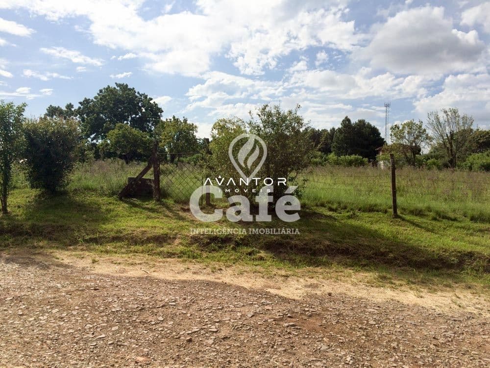 Terreno com vegetação e cerca — Terreno à venda em Diácono João Luiz Pozzobon, Santa Maria/RS