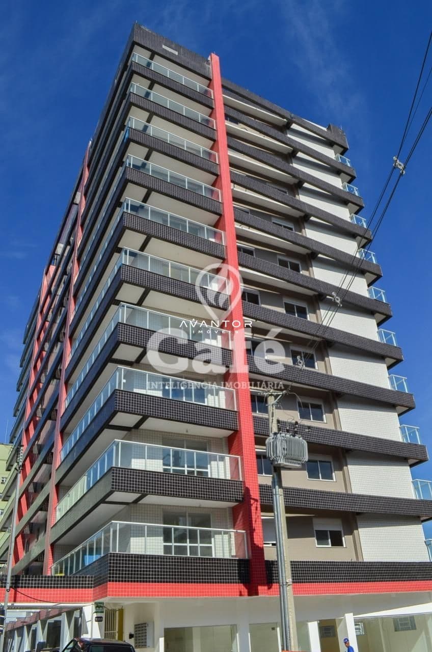 Fachada do prédio com sacadas — Apartamento com 3 quartos à venda no Edifício Dallacorte, em Centro, Santa Maria/RS