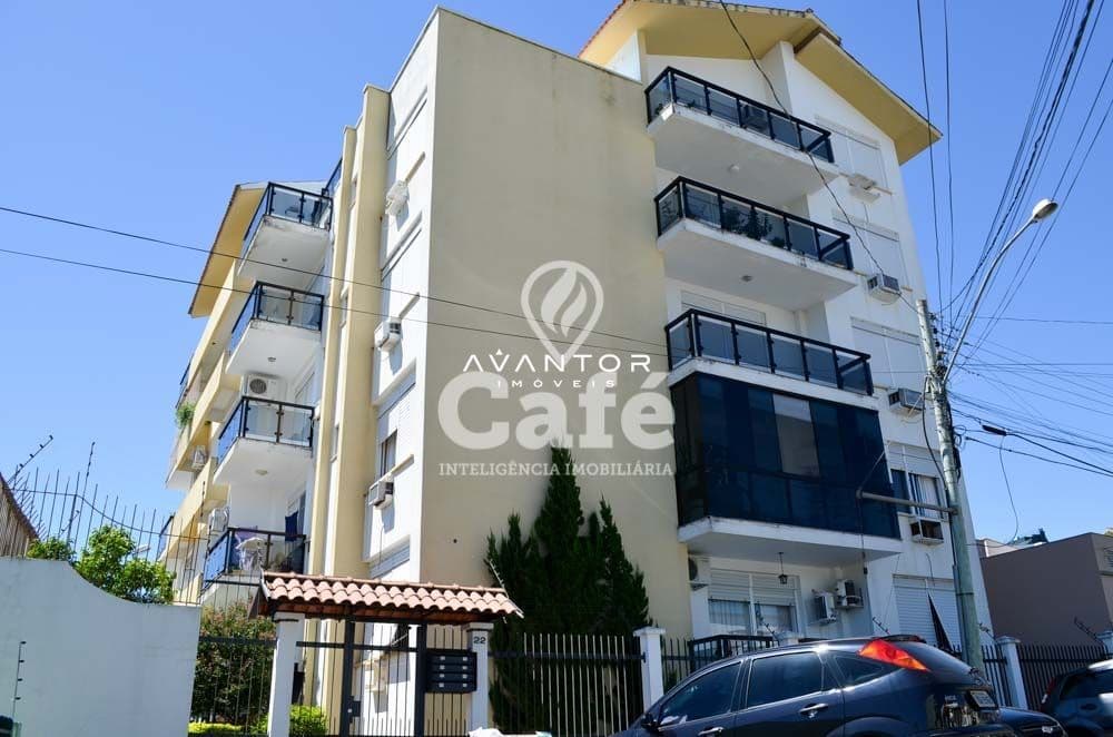 Fachada do prédio com sacadas — Apartamento com 3 quartos à venda em Centro, Santa Maria/RS